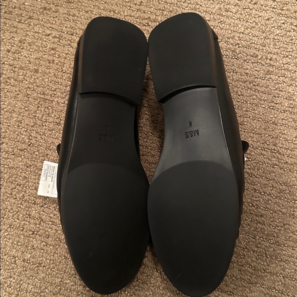 M&S Women’s Black Leather Loafer - Picture 7 of 7